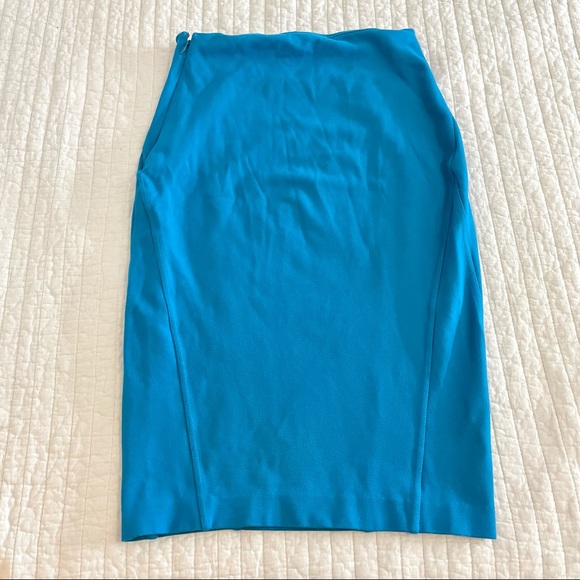 Express Skirts 32 Express Sky Blue Pencil Skirt Poshmark